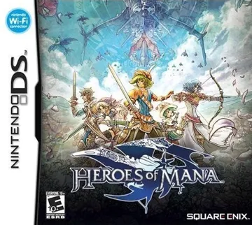 Heroes of Mana (USA) box cover front